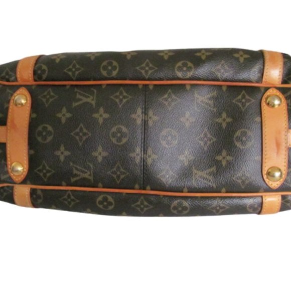 LOUIS VUITTON STRESA MONOGRAM + VACHETTA LEATHER DISCONTINUED LV HANDBAG - Picture 9 of 15